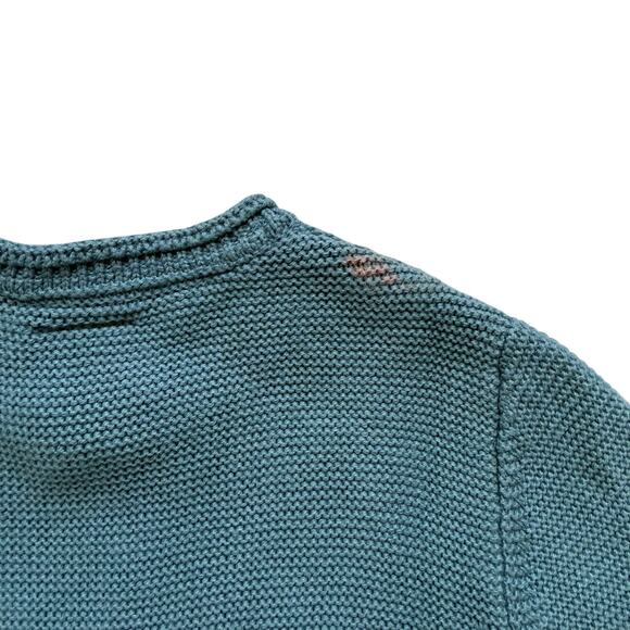 Zara Blue Pullover Crewneck Sweater Size 2-3y - Picture 6 of 6